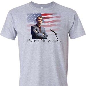 Charlie Kirk Prove Me Wrong Short Sleeve T-Shirt